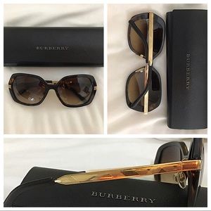 Burberry Havana Brown Gradient Sunglasses